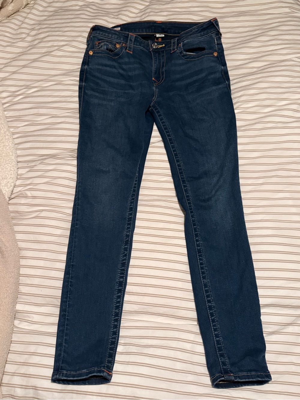 True Religion Dark Blue Women's Skinny Jeans